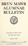 Bryn Mawr Alumnae Bulletin, 1937 by Bryn Mawr College. Alumnae Association