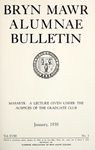 Bryn Mawr Alumnae Bulletin, 1938 by Bryn Mawr College. Alumnae Association