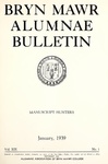 Bryn Mawr Alumnae Bulletin, 1939