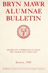 Bryn Mawr Alumnae Bulletin, 1940 by Bryn Mawr College. Alumnae Association