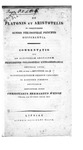 De Platonis et Aristotelis in constituendis summis philosophiae principiis differentia: commentatio. by Christian Hermann Weisse