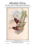 Mirabile Dictu: The Bryn Mawr College Library Newsletter 9 (2005)