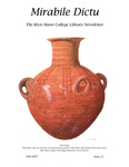 Mirabile Dictu: The Bryn Mawr College Library Newsletter 11 (2007)
